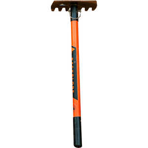 BackSlope Tools Clyde Jr. Fiberglass Handle Rake, 24˝