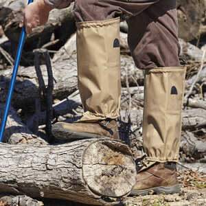 TurtleSkin SnakeArmor Snake Gaiters, Regular, Khaki/Camo