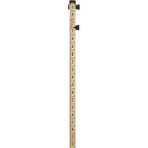 Sokkia Aluminum Direct Elevation Rod, 10’, Graduated in ft. and 10ths