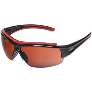 Elvex Impact 300 Series Safety Sunglasses, Black Frame, Blue Blocker HC Lens