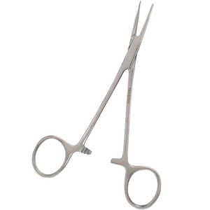 Stainless Steel Hemostatic Forceps, 5” Straight