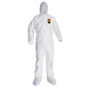 Kimberly-Clark KleenGuard A20 Coveralls w/ Elastic Wrists, Ankles, Hood, and Boots, XXX-Large