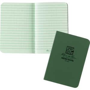 Rite in the Rain Tactical Memo Book, Green, 3-1/2” x 5”