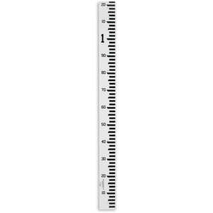 Fiberglass Stream Gauge, 0-1.22 Meters, Graduated in m/dm/cm