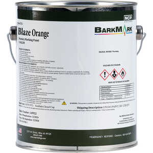 BarkMark Boundary Marking Paint, Blaze Orange, Gallon