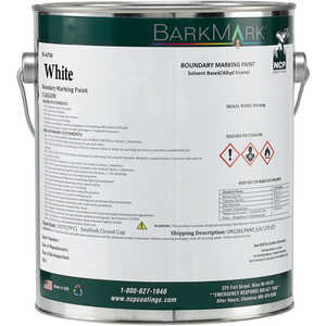 BarkMark Boundary Marking Paint, White, Gallon