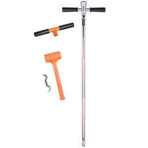 AMS Hammer Head Soil Probe Kit, Heavy-Duty with 24” Window