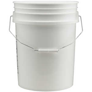 Premium 5-Gallon Bucket, White
