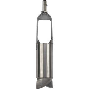 AMS Quick-Connect Carbon Steel/Stainless Steel Auger Bucket, Reinforced Regular, 3-1/4”