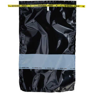 Whirl-Pak Black Sterilized Bags, 2.5 Mil, 55 oz.