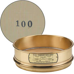 No. 100; 150 µm/0.0059” Dual Manufacturing Standard Testing Sieve