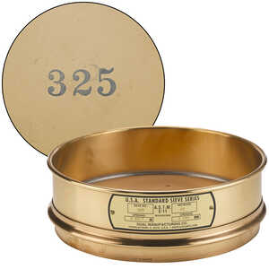 No. 325; 45 µm/0.0017” Dual Manufacturing Standard Testing Sieve