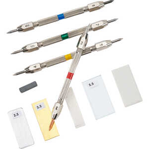 Mineralab Deluxe Hardness Pick Set & Mineral Identification Kit