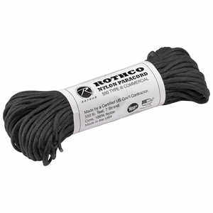 Type III Commerical Paracord, 550 lb. Test, 100´ Black