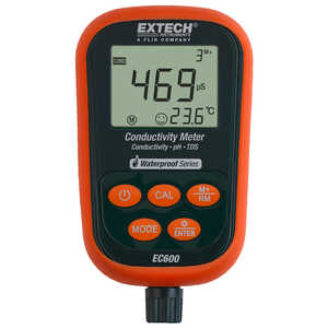Extech EC600 Waterproof pH/mV/Conductivity/TDS/Salinity/Temp Meter