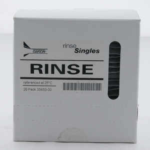 Oakton pH Calibration Singles, Rinse Water, Box of 20
