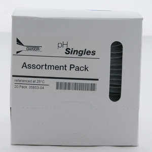 Oakton pH Calibration Singles, Assortment, 20 ml Pouches, Box of 20
