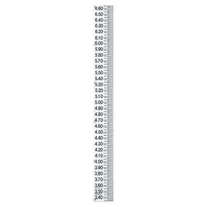 WaterMark Style “A” Stream Gauge, 3.33-6.66’