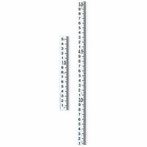 WaterMark Style “C” Stream Gauge, 2-Sections, 0 to 5.06´