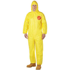 DuPont Tychem 2000 Special Purpose Yellow Coveralls, with Hood, XXL