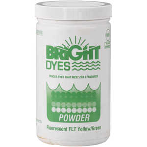 Bright Dyes FLT Yellow/Green Fluorescent Dye Powder, 1 lb. Bottle