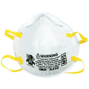 3M 8210 N95 Particulate Respirator, Box of 20