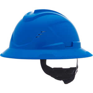 MSA V-Gard C1 Vented Hard Hat, Blue