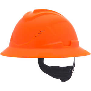 MSA V-Gard C1 Vented Hard Hat, Hi-Viz Orange