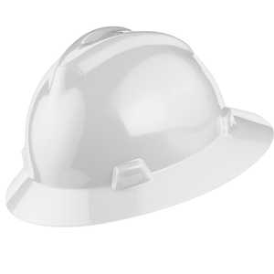 MSA V-Gard Hat w/Ratchet, White
