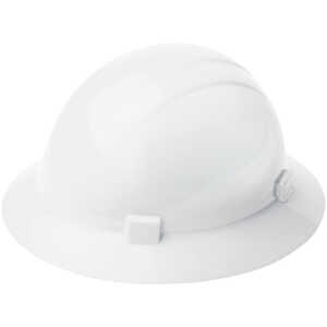 ERB Americana Mega Ratchet Full Brim Hard Hat, White