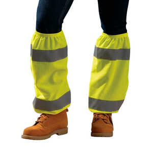 Pyramex High-Viz Reflective Leg Gaiters, Yellow