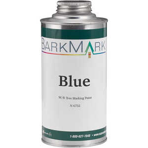 BarkMark Water Clean-Up Tree Marking Paint, Blue, Quart