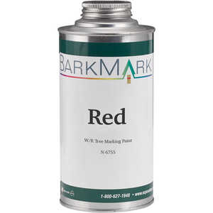 BarkMark Water Clean-Up Tree Marking Paint, Red, Quart