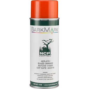 BarkMark Aerosol Tree Marking Paint, Orange, 12 oz. Can