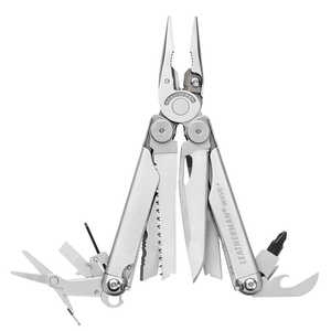 Leatherman Wave+ Multi-Tool, Stainless Finish