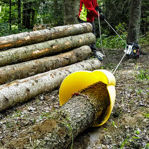 Portable Winch Skidding Cone for Logs