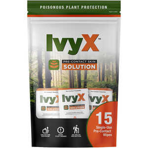 IvyX Pre-Contact Solution, Pack of 15 0.28 oz. Towelettes