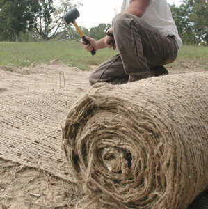 Jute Mat Erosion Control Blanket, 4’ x 225’