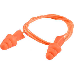 Tasco Tri-Grip Reusable Earplugs, Regular, Corded without Case