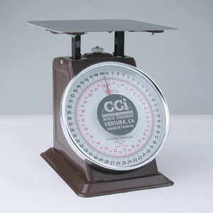 Table Top Dial Scale, 50 lbs. x 2 oz./22 kg x 100 g