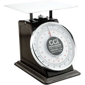 Table Top Dial Scale, 20 lbs. x 1 oz./9 kg x 50 g