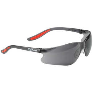 Elvex Xenon Safety Glasses, Gray Lens