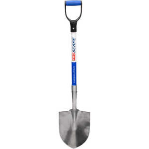 Marshalltown Proscape Stainless Steel D-Handle Shovel, Round Point
