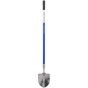 Marshalltown Proscape Stainless Steel Long Handle Shovel, Round Point