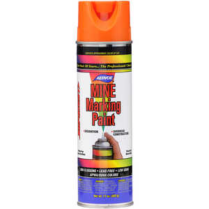 Aervoe Mine Marking Paint, Fluorescent Orange