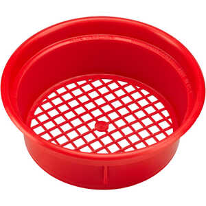 Keene Stackable Poly Sieve, 3/4˝ Mesh, Red