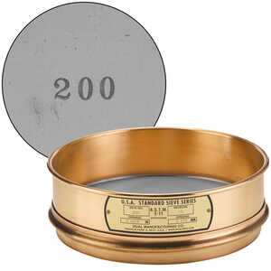 No. 200; 75 µm/0.0029” Dual Manufacturing Standard Testing Sieve