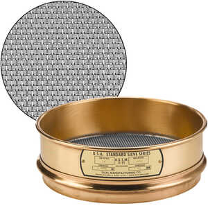 No. 14; 1.40 mm/0.0555” Dual Manufacturing Standard Testing Sieve