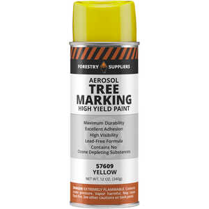 Forestry Suppliers Aerosol Tree Marking Paint, 12 oz., Yellow