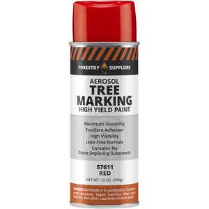 Forestry Suppliers Aerosol Tree Marking Paint, 12 oz., Red